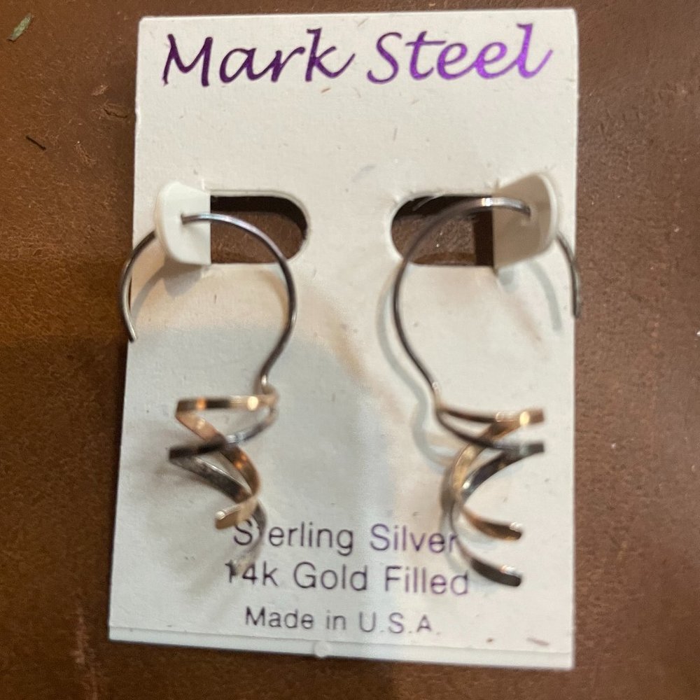 Women's Sterling Silver 14k Gold Filled Earrings